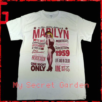 Marilyn Monroe - Ms Norma Jeane Official  Movie T Shirt ( Men M ) ***READY TO SHIP from Hong Kong***
